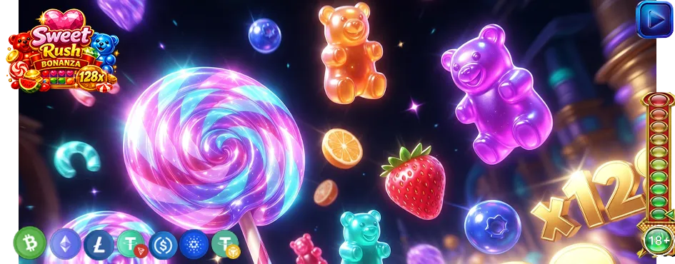 Ücretsiz demo oyna – Sweet Rush Bonanza şeker dünyası