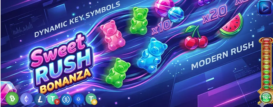 Sweet Rush Bonanza slot ana ekranı 2026